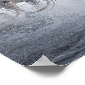 Weiße Pferde Poster (Ecke)