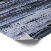 Weiße Pferde: Seescape Poster (Ecke)