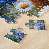 Weiße Pferdeblumen Puzzle (Seite)