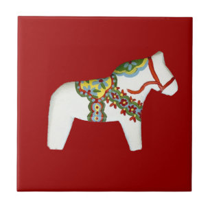 Weiße Pferdefliese Fliese