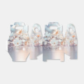 Weiße Pfirsichblume Geschenkschachtel (Ungefaltet)