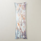 Weiße Pfirsichblütenkissen Seitenschläferkissen (Rückseite (Vertikal))