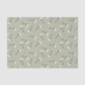 Weiße Pfirsiche Seidenpapier (Vorderseite)