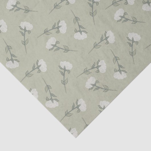 Weiße Pfirsiche Seidenpapier (Ausschnitt)