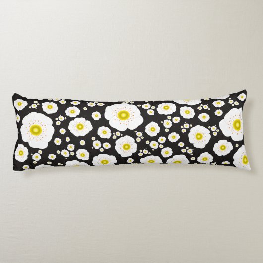 Weiße Pflaume Seitenschläferkissen (Rückseite)