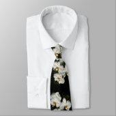 Weiße Phalaenopsisorchideen Krawatte (Gebunden)