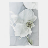 Weiße Phaleonopsis Orchid Geschirrtuch (Vertikal)