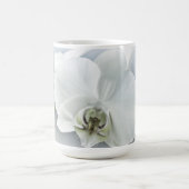 Weiße Phaleonopsis Orchid Kaffeetasse (Mittel)