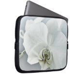 Weiße Phaleonopsis Orchid Laptopschutzhülle (Vorne Rechts)