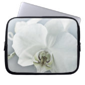 Weiße Phaleonopsis Orchid Laptopschutzhülle (Vorderseite)