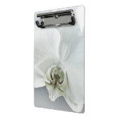 Weiße Phaleonopsis Orchid Mini Klemmbrett (Gewinkelt2)