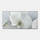 Weiße Phaleonopsis Orchid Schreibtischunterlage (Vorderseite)
