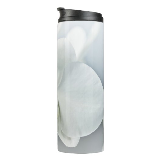 Weiße Phaleonopsis Orchid Thermosbecher (Nach rechts gedreht)