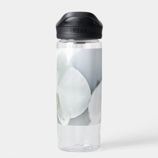 Weiße Phaleonopsis Orchid Trinkflasche (Rückseite)