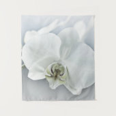 Weiße Phaleonopsis Orchid Wandteppich (Vorderseite)