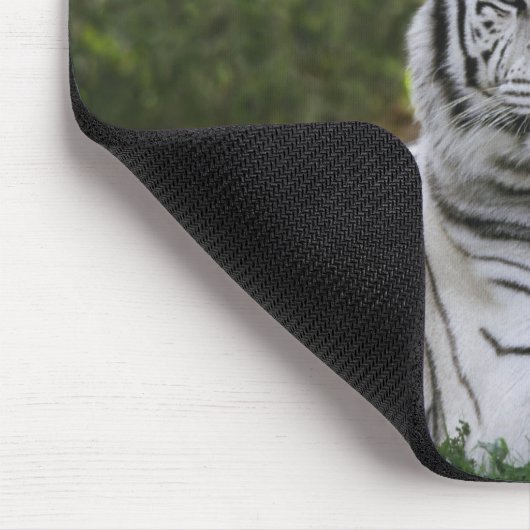 Weiße Phase, Bengalischer Tiger, Tigris Mousepad (Ecke)
