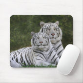 Weiße Phase, Bengalischer Tiger, Tigris Mousepad (Mit Mouse)