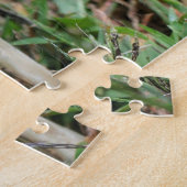 Weiße Pilzparcours Puzzle (Seite)