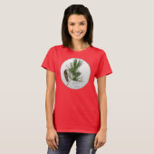 Weiße Pine Tree T-Shirt (Vorne ganz)