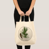 Weiße Pine Tree Tragetasche (Vorderseite (Produkt))