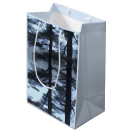 Weiße Pines in Blizzard Mittlere Geschenktüte