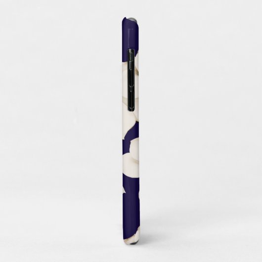 Weiße Plumeria Case-Mate iPhone Hülle (Hinten/Links)