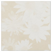 Weiße Podien auf Beige Stoff (Nahaufnahme)