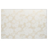 Weiße Podien auf Beige Stoff (Fat Quarter (45,7 x 55,9 cm))