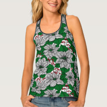 Weiße Poinsettie, Weihnachtsmuster