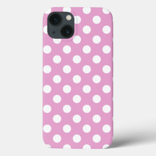 Weiße Polka Punkte auf blassrosa Case-Mate iPhone Case-Mate iPhone Hülle