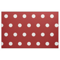 Weiße Polka-Punkte auf nautischem Rot