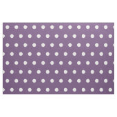 Weiße Polka-Punkte auf Pflaumen Stoff (Yard (91,4 cm))