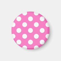 Weiße Polka-Punkte auf rosa