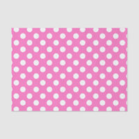 Weiße Polka-Punkte auf rosa