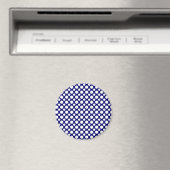 Weiße Polka-Punkte Magnet (In Situ (Geschirrspüler))