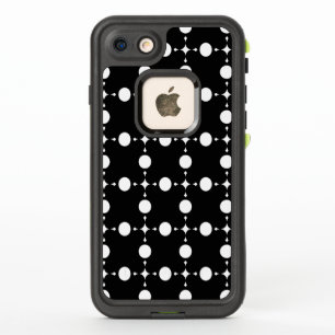 Weiße Polka-Punkte, Polka-Dot-Muster, Punkte, gepu
