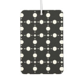 Weiße Polka-Punkte, Polka-Dot-Muster, Punkte, gepu Autolufterfrischer (Vorderseite)