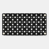 Weiße Polka-Punkte, Polka-Dot-Muster, Punkte, gepu Banner (Horizontal)