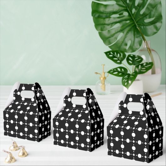 Weiße Polka-Punkte, Polka-Dot-Muster, Punkte, gepu Geschenkschachtel (Zahlreiche)