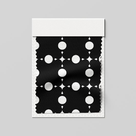 Weiße Polka-Punkte, Polka-Dot-Muster, Punkte, gepu Stoff