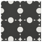 Weiße Polka-Punkte, Polka-Dot-Muster, Punkte, gepu Stoff (Nahaufnahme)
