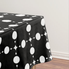 Weiße Polka-Punkte, Polka-Dot-Muster, Punkte, gepu Tischdecke