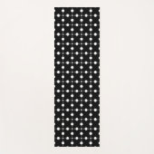 Weiße Polka-Punkte, Polka-Dot-Muster, Punkte, gepu Yogamatte (Vorderseite)