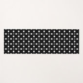 Weiße Polka-Punkte, Polka-Dot-Muster, Punkte, gepu Yogamatte (Vorderseite (Horizontal))