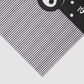 Weiße Polka-Punkte und Streifen Seidenpapier (Ausschnitt)