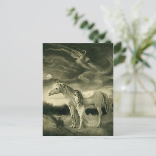 Weiße Postkarte (Stehend Vorderseite)