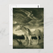 Weiße Postkarte (Vorne/Hinten)