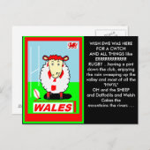 weiße Postkarte (Vorne/Hinten)