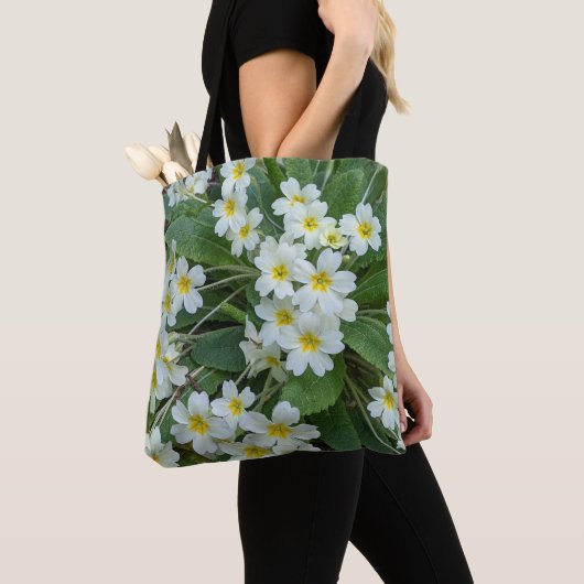 Weiße Primrosen Tasche (Von Nahem)