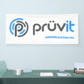 Weiße pruvit Fahne Banner (Messe)
